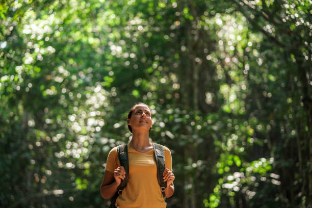istock Woman enjoying nature 1467596283
