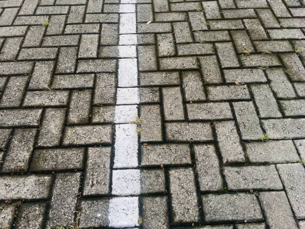 istock white line sign parking limit on paving 1467599954
