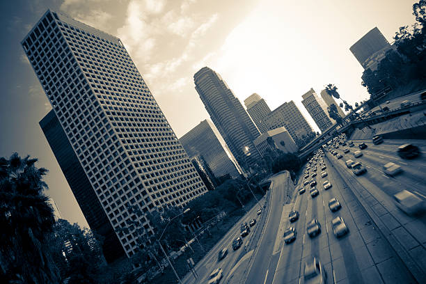istock Los Angeles freeway at sunset 146760122