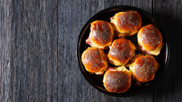 istock Hawaiian Ham and Swiss Sliders in baking dish 1467602131