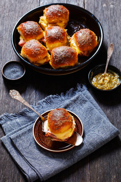 istock Hawaiian Ham and Swiss Sliders in baking dish 1467602163