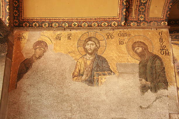 istock Hagia Sophia vestibule mosaic 146760310