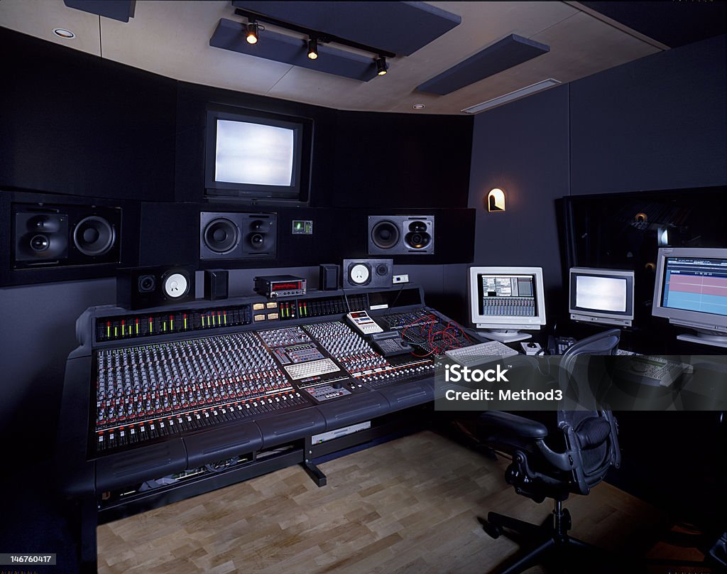 Suíte estúdio de gravação - Foto de stock de Estúdio de Gravação royalty-free