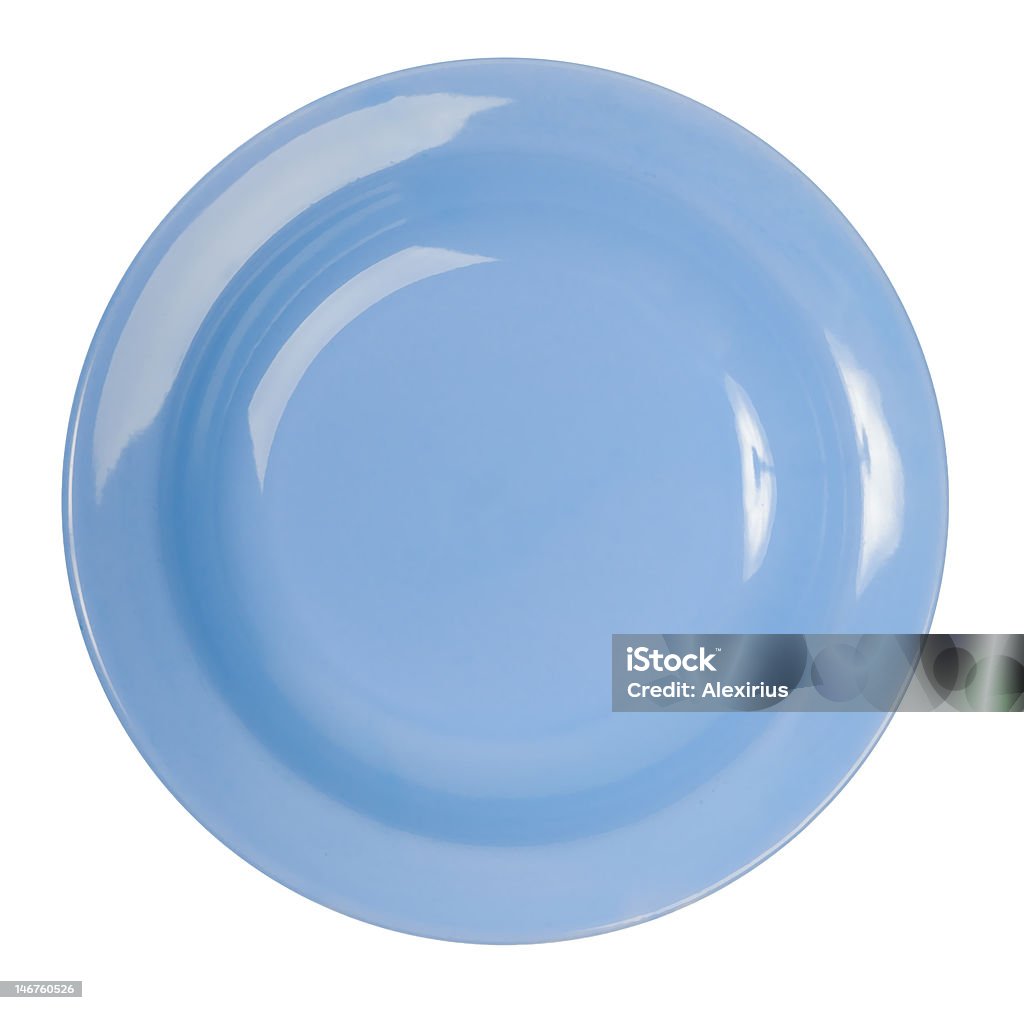 Azul china placa - Foto de stock de Azul libre de derechos