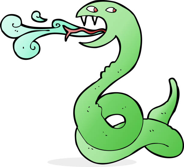 Cartoon Hissing Snake Stock Clipart | Royalty-Free | FreeImages