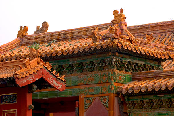 istock Rooftop - Forbidden City, China 146760711
