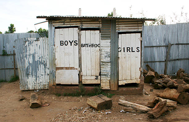 istock Toilet Shack in Africa 146761358