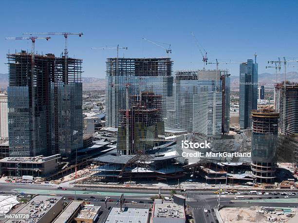 Las Vegas Construction Stock Photo - Download Image Now - Construction Industry, Las Vegas, Building Exterior