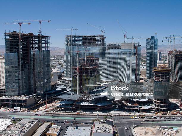 Las Vegas Construção - Fotografias de stock e mais imagens de Indústria de construção - Indústria de construção, Las Vegas, Ao Ar Livre