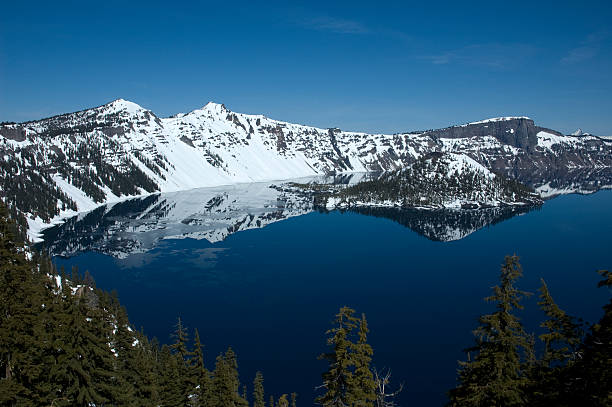 istock Crater Lake in the winter 146761835