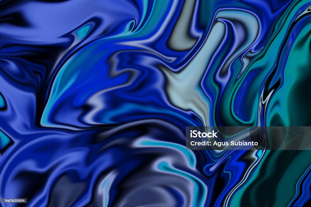 Modern Blue Liquid Pattern Background Stock Illustration - Download ...