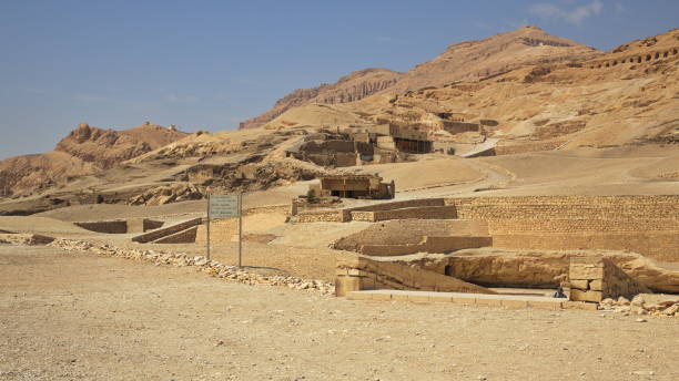 dolina królów na zachodnim brzegu nilu w luksorze, egipt, afryka - luxor west bank zdjęcia i obrazy z banku zdjęć
