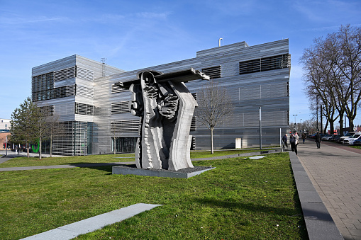 Duesseldorf, Germany, February 15, 2023 - Campus of the university \