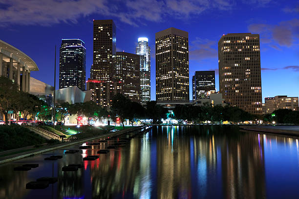 istock Los Angeles at night 146762503