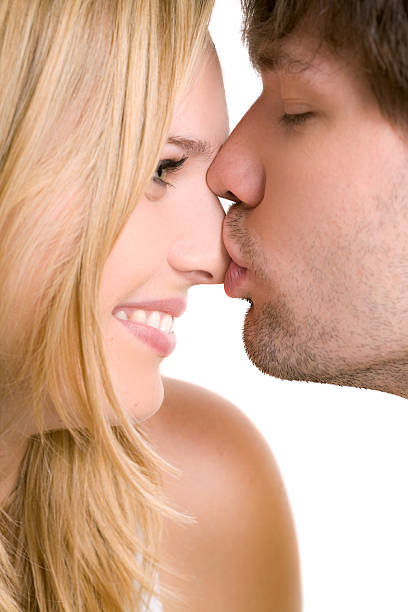 istock Young happy couple (kissing) 146762615