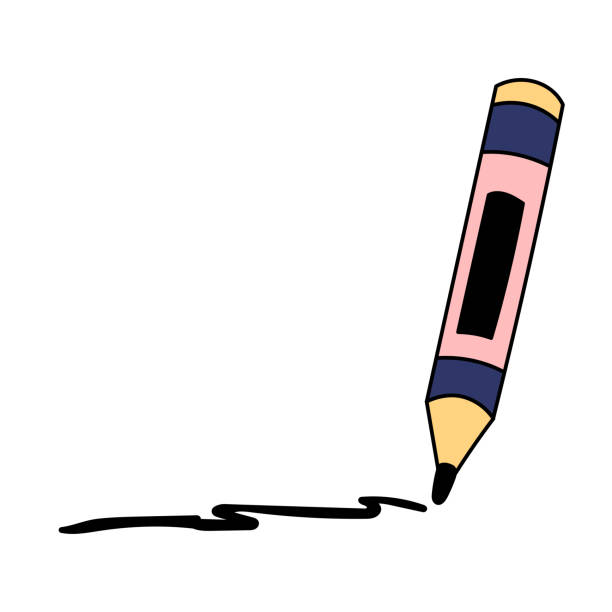 illustrations, cliparts, dessins animés et icônes de stylo sharpie dessiné à la main ou marqueur permanent - sharpie