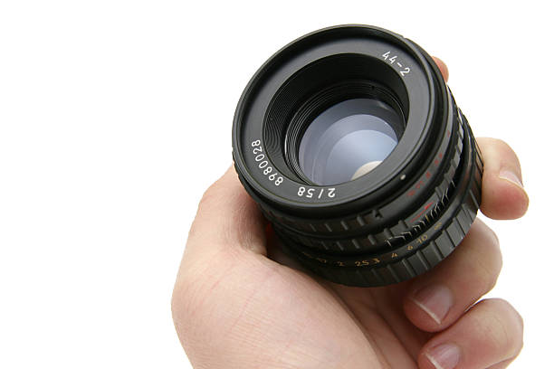 istock Russian old lens in hand 146763143