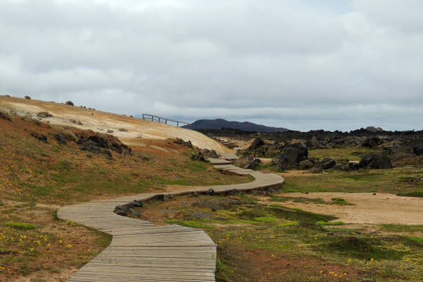 istock Iceland Golden Cirle Walking Path 1467631536