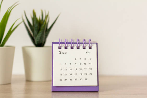 istock Calendar for March 2023.Desktop calendar for planning. 1467632249