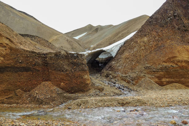 Amazing Nature's Work, Iceland Landscape: This stock image showcases the stunning and awe-inspiring beauty of Iceland's natural landscapes.