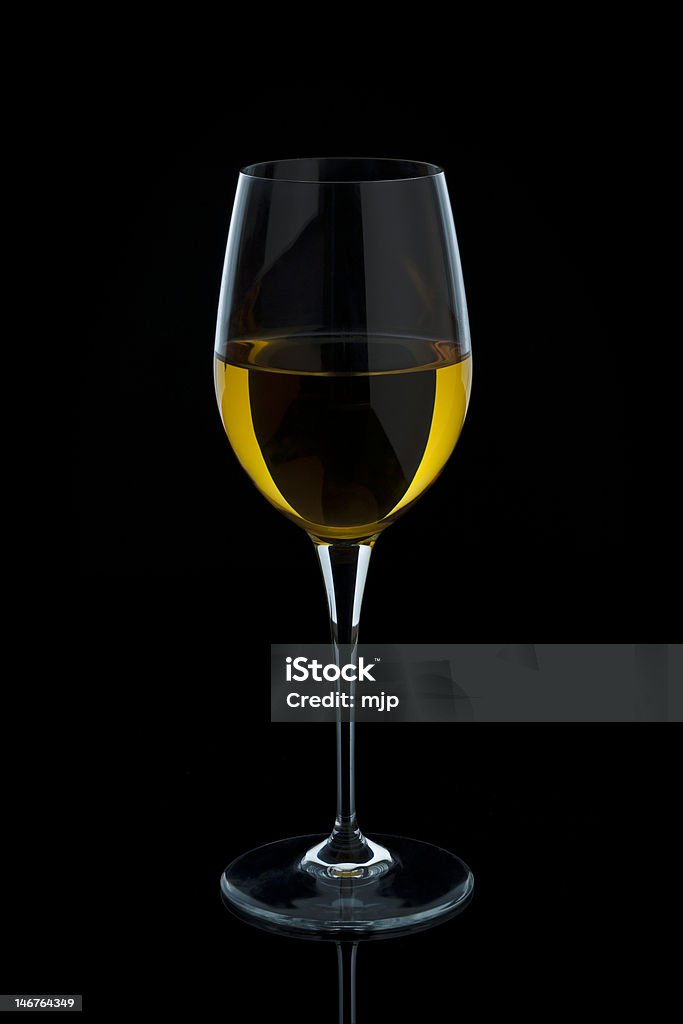 Bicchiere da vino bianco - Foto stock royalty-free di Alchol