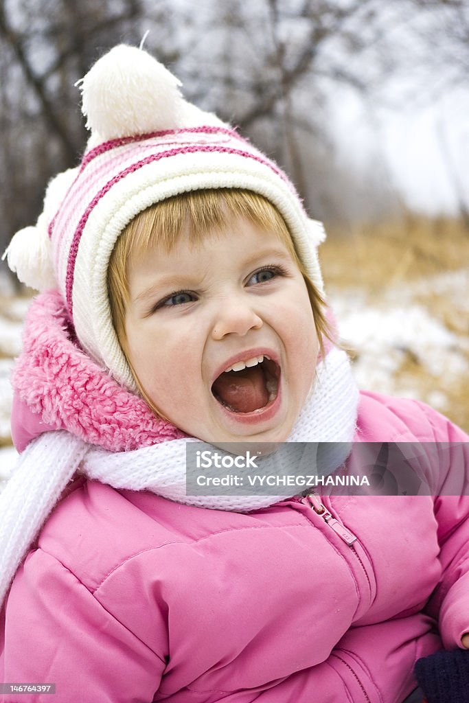 Детские Сryrying - Стоковые фото Зима роялти-фри