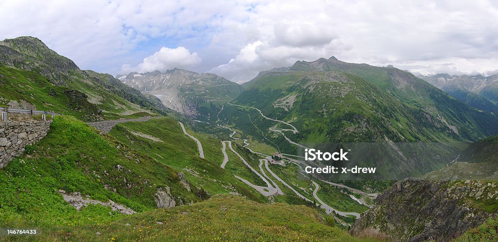 Panorâmica Alpes suíços - Royalty-free Acessibilidade Foto de stock
