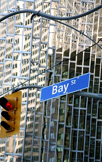 istock Red light on Bay Street 146764703