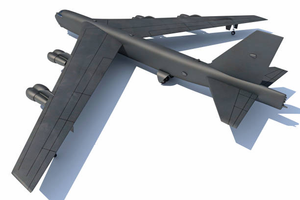 istock Aircraft 3D rendering airplane on white background 1467648595