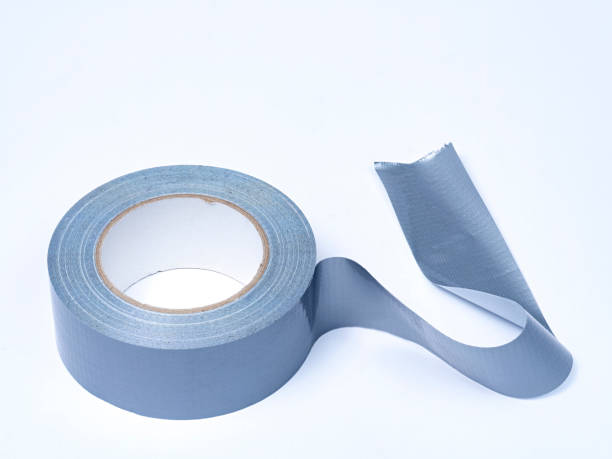 istock Roll of duct tape on white 1467652669