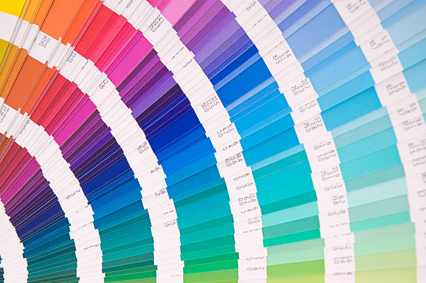 karta kolor - printout catalog cmyk color image zdjęcia i obrazy z banku zdjęć