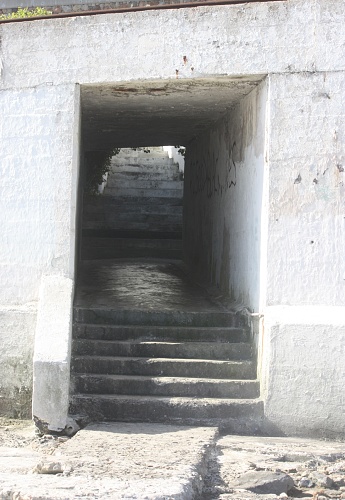 Stairs & dark tunnel
