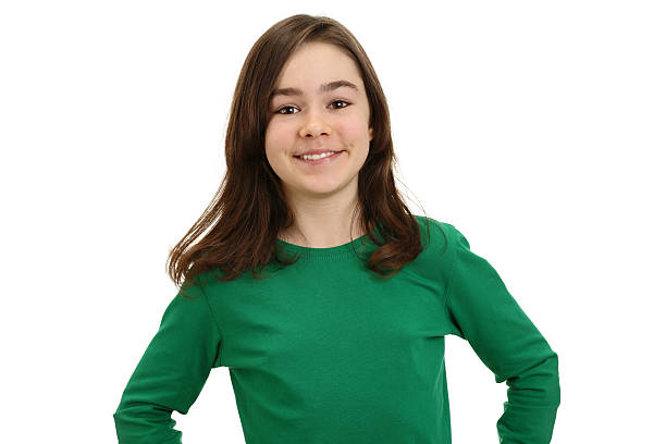 istock Young girl isolated on white 146765714