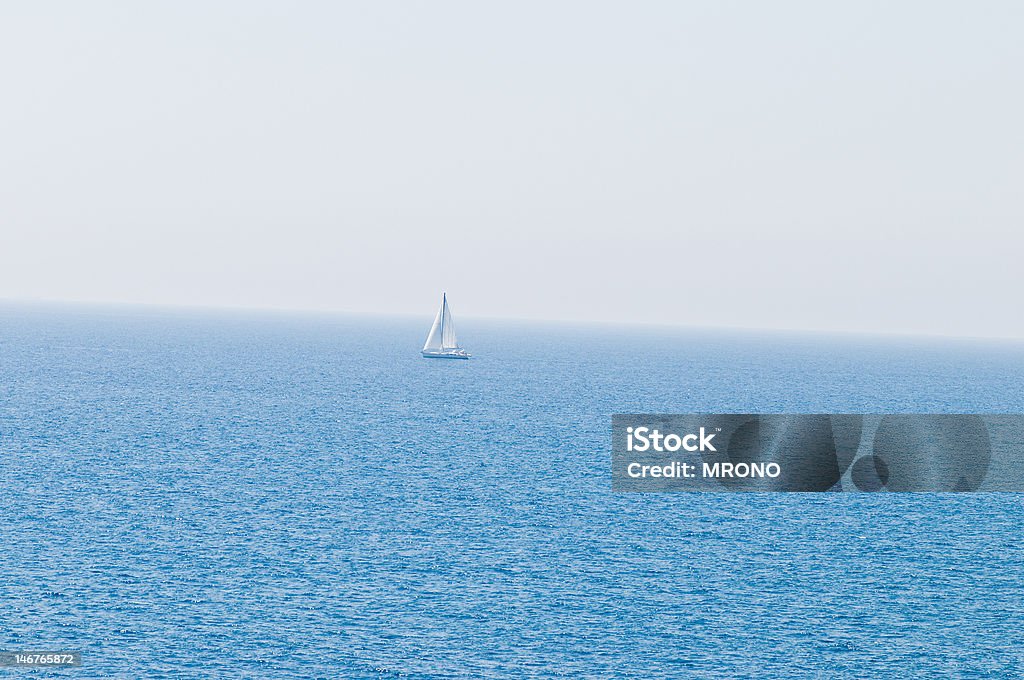 Yate en el mar - Foto de stock de Abstracto libre de derechos