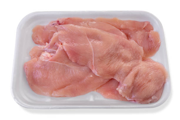 istock chicken steak in food plastic tray 1467660513