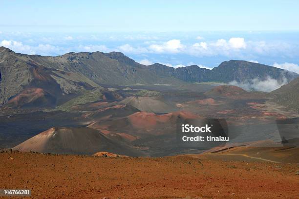 Cratera De Haleakala - Fotografias de stock e mais imagens de Ao Ar Livre - Ao Ar Livre, Fotografia - Imagem, Geologia