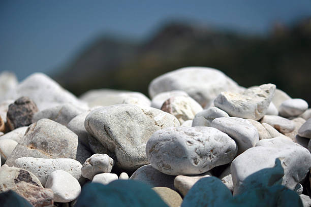 Beach rocks stock photo