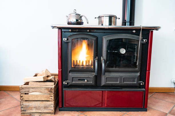 istock Wood burning stove 1467664820