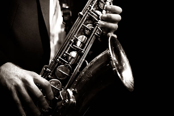 Saxophone Player Jazz Saxophone Player saxophone stock pictures, royalty-free photos & images