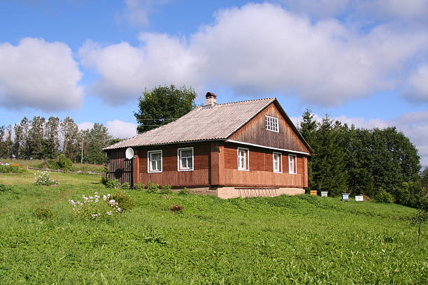 istock house in a village 146767075
