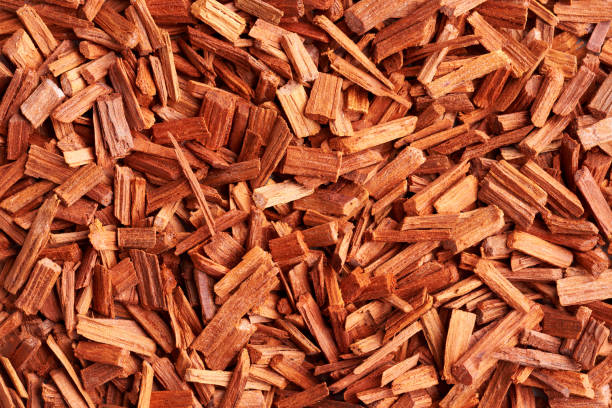 istock Background made of red sandalwood 1467673248