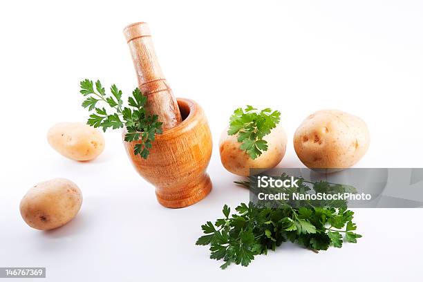 Kitchen Scene Stock Photo - Download Image Now - Food, Raw Potato, Cut Out