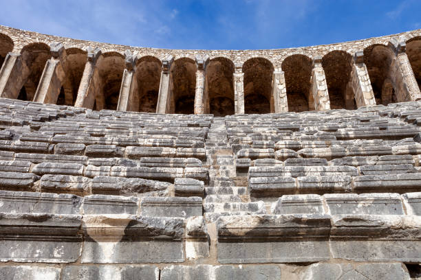 istock Seating Sections of the Ancient Theater of Aspendos 1467674556