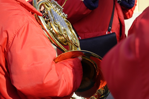 music band during a performance