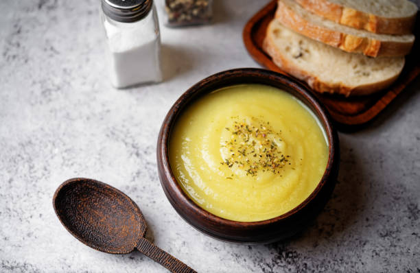 istock Zucchini soup in a bowl 1467676565