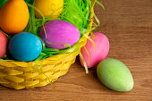 Close Up Easter Eggs