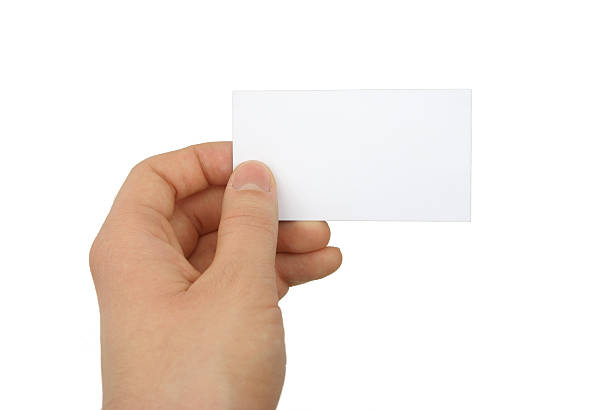 istock Blank business card with clipping path 146769022