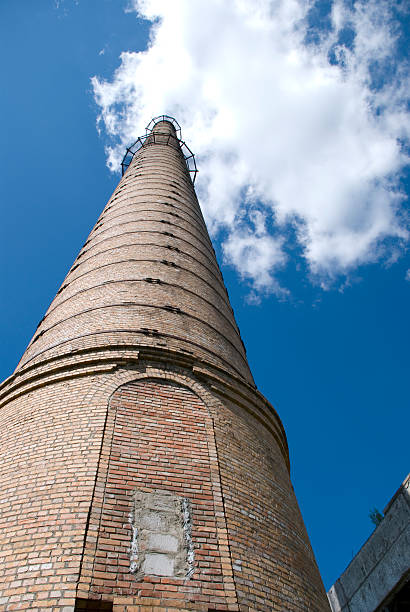 Smokestack stock photo