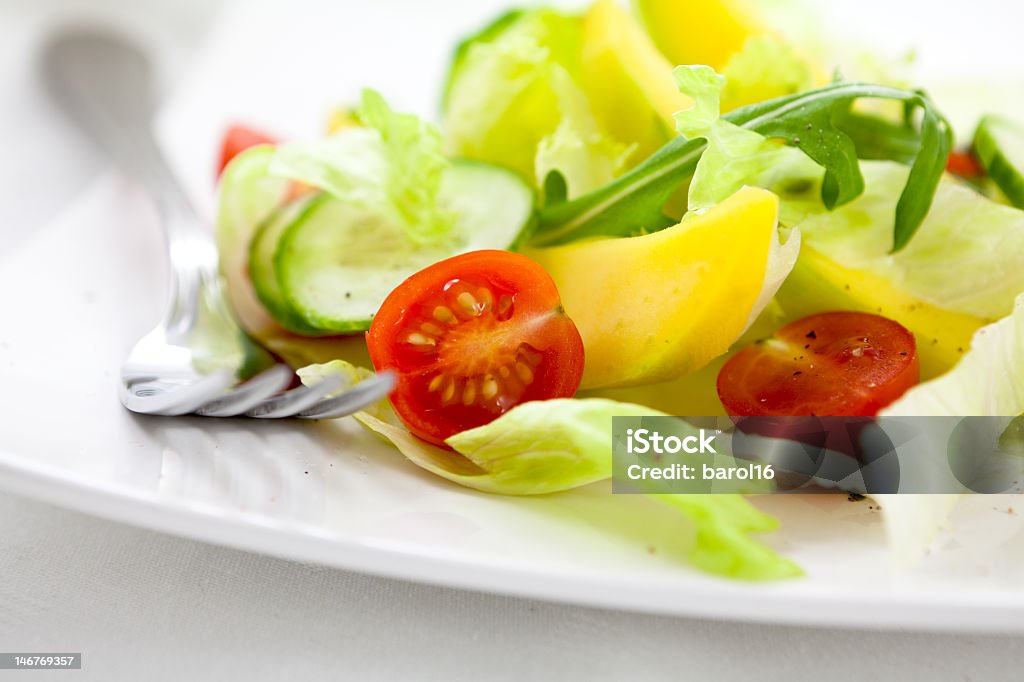 Gemüse-Salat mit mango - Lizenzfrei Bunt - Farbton Stock-Foto