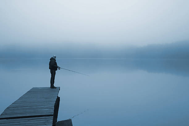 Fisherman stock photo